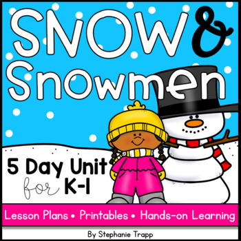 Preview of Snow and Snowman Unit for Kindergarten and First Grade
