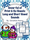 Snow-ful of Print and Go Vowels: Long and Short Vowel Sounds