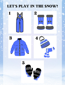 Preview of Snow gear checklist