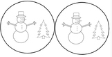 Snow globe template/instructions