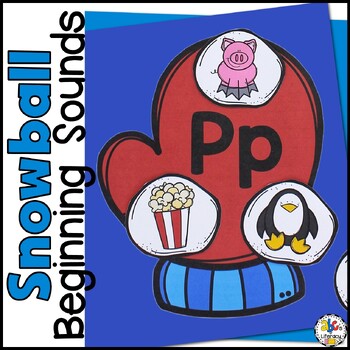 Preview of Winter Beginning Sounds Activity | Letter Sound Recognition Picture Sort
