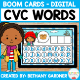 Snowball CVC Words - Boom Cards - Distance Learning - Digital