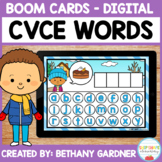 Snowball CVCE Words - Boom Cards - Distance Learning - Digital