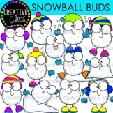 Snowball Clipart Buds {Winter Clipart}