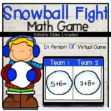 Snowball Fight Math Game | Addition within 20 | In Person 