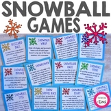 Snowball Games - Classroom Games and Winter Party Activities