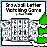 Snowball (Winter) Letter Matching and Sorting Game