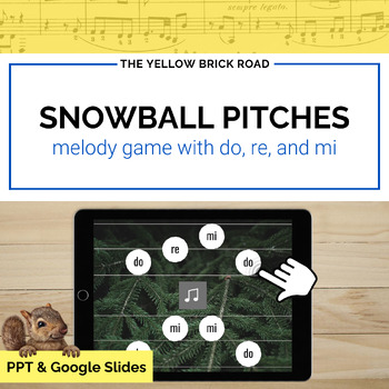 Preview of Snowball Pitches: do, re, mi - music games - Solfége games - do re mi games