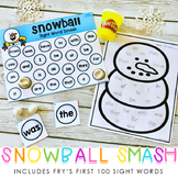 Snowball Sight Word Smash - Fry's First 100 Sight Words