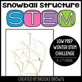 Snowball Structure STEM Challenge (Winter STEM Activity) -