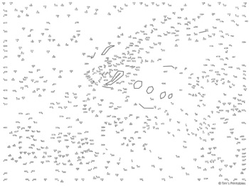 Snowboarding Snowman Dot To Dot Connects The Dots 642 Dots Tpt