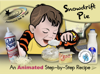 Preview of Snowdrift Pie - Animated Step-by-Step Recipe - SymbolStix