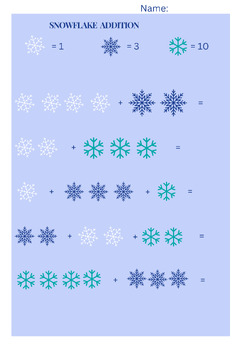 Preview of Snowflake Addition