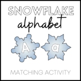 Snowflake Alphabet Winter Activity Kindergarten