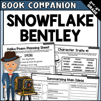 Preview of Snowflake Bentley Read Aloud Book Companion Activities for IRA