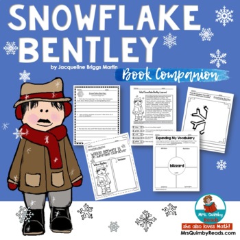 Snowflake Bentley Distance Learning Writing Prompts Book Companion