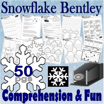 Preview of Snowflake Bentley Winter Read Aloud Book Study Companion Reading Comprehension