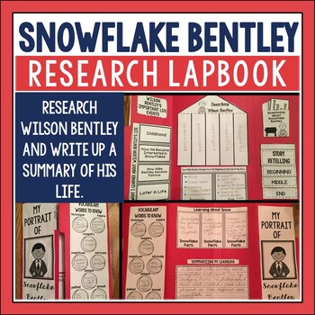 Preview of Snowflake Bentley by Jacqueline Briggs Martin Winter Activities Digital and PDF