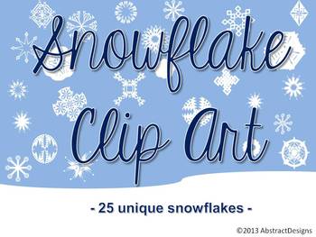 Preview of Snowflake CLIP ART