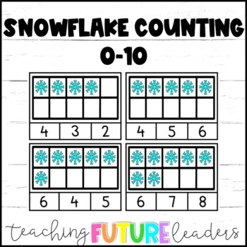 Mini Eraser Math Snowflakes Winter Centers by Positively Learning