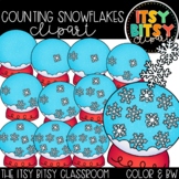 Snowflake Counting Clipart Winter Counting Clipart Itsy Bi