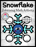 Snowflake Craft, Number Sense / Subitizing Math Activity |