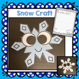 Snowflake Craft, Snow Craftivity, Winter Craft