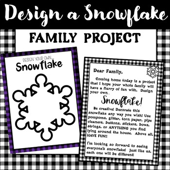Free Printable Snowflake Craft for Family Dinner Book Club
