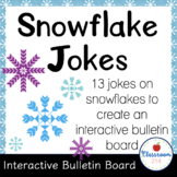 Snowflake Jokes Interactive Winter Bulletin Board