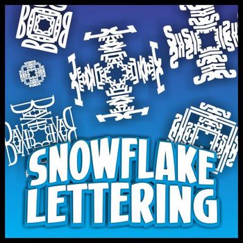 Preview of Snowflake Lettering Designs
