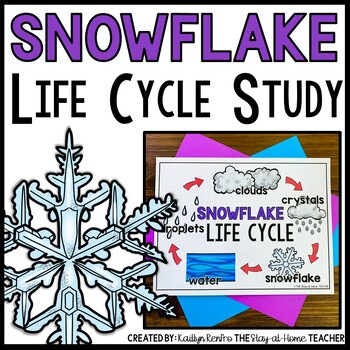 Preview of Snowflake Life Cycle | Centers, Activities and Worksheets | Winter Science