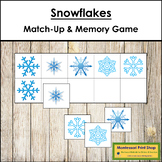 Snowflakes Match-Up and Memory Game (Visual Discrimination