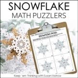 Snowflake Math Brain Bogglers FREE