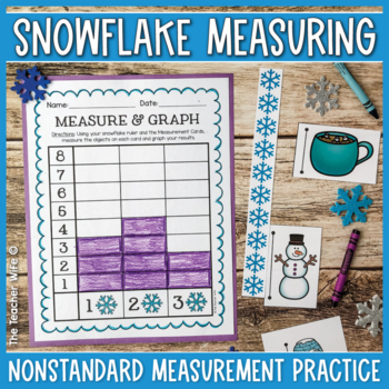 Preview of Snowflake Measuring (Nonstandard Measurement)