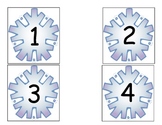 Snowflake Number Cards/Calendar Cards