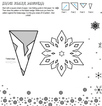Snowflake Pattern #3 by Artsy Education Tools and Fun Activities