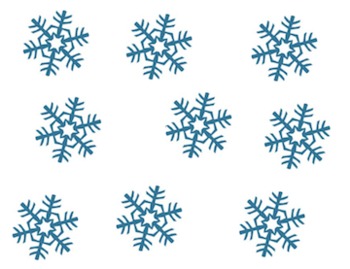 Preview of Snowflake Rhythm Patterns for First Grade Music