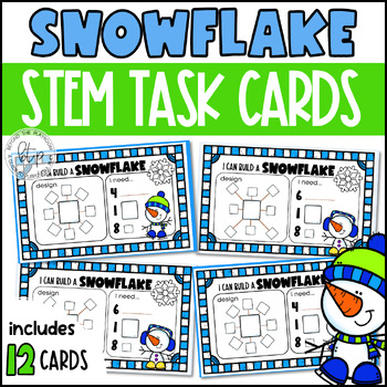 Preview of Snowflake STEM Task Cards