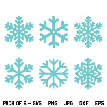 Christmas snowflake SVG png clipart