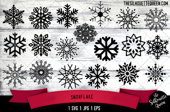 Snowflake #5 SVG Cut File - Snap Click Supply Co.