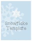 Snowflake Template (Fold and Cut Activity)