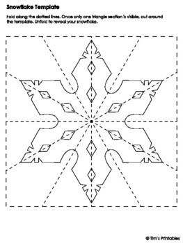 Preview of Snowflake Templates & Blank Snowflake Template - 9 Printables Total