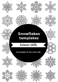 Freestanding Snowflake Template  Digital Template – Event Answer