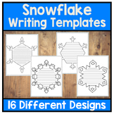 Snowflake Writing Templates Printable Paper