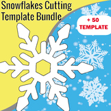 Snowflake cutting template bundle