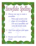 Snowflake spelling center