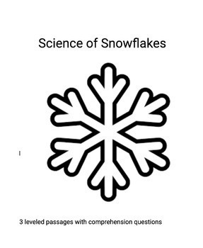 Preview of Snowflakes: Differentiated Reading Passages with Comprehension Questions