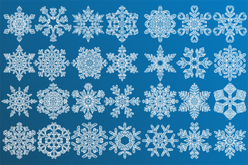 Download Snowflakes Mandala Bundle Svg Cut Files Christmas Decoration Winter Mandala