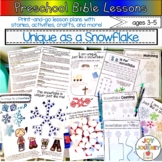 Snowflakes | Uniqueness (Preschool Bible Lesson)
