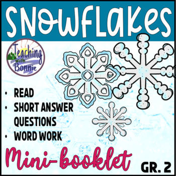 Preview of Snowflakes Winter / Grade 2 / Reading Comprehension & Compound Words